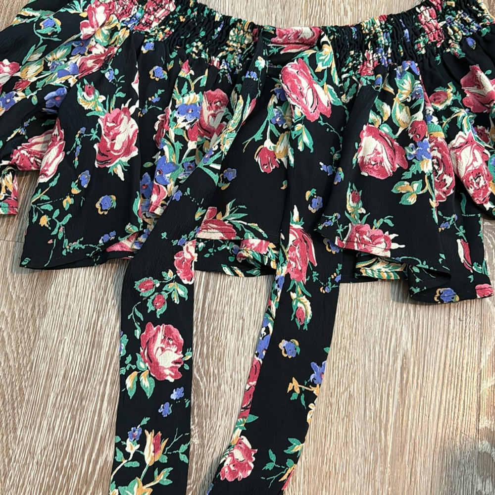 Free People Floral Crop and Short Set - Picture 5 of 5
